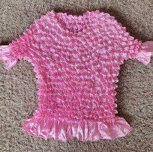 90s/y2k pink scrunchy top!